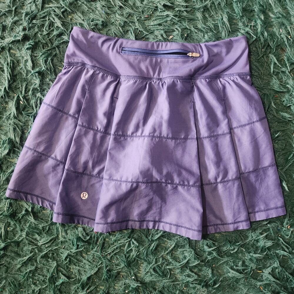 Lululemon Purple Athletic Skort Size 0 Built-In Shorts Tennis Golf